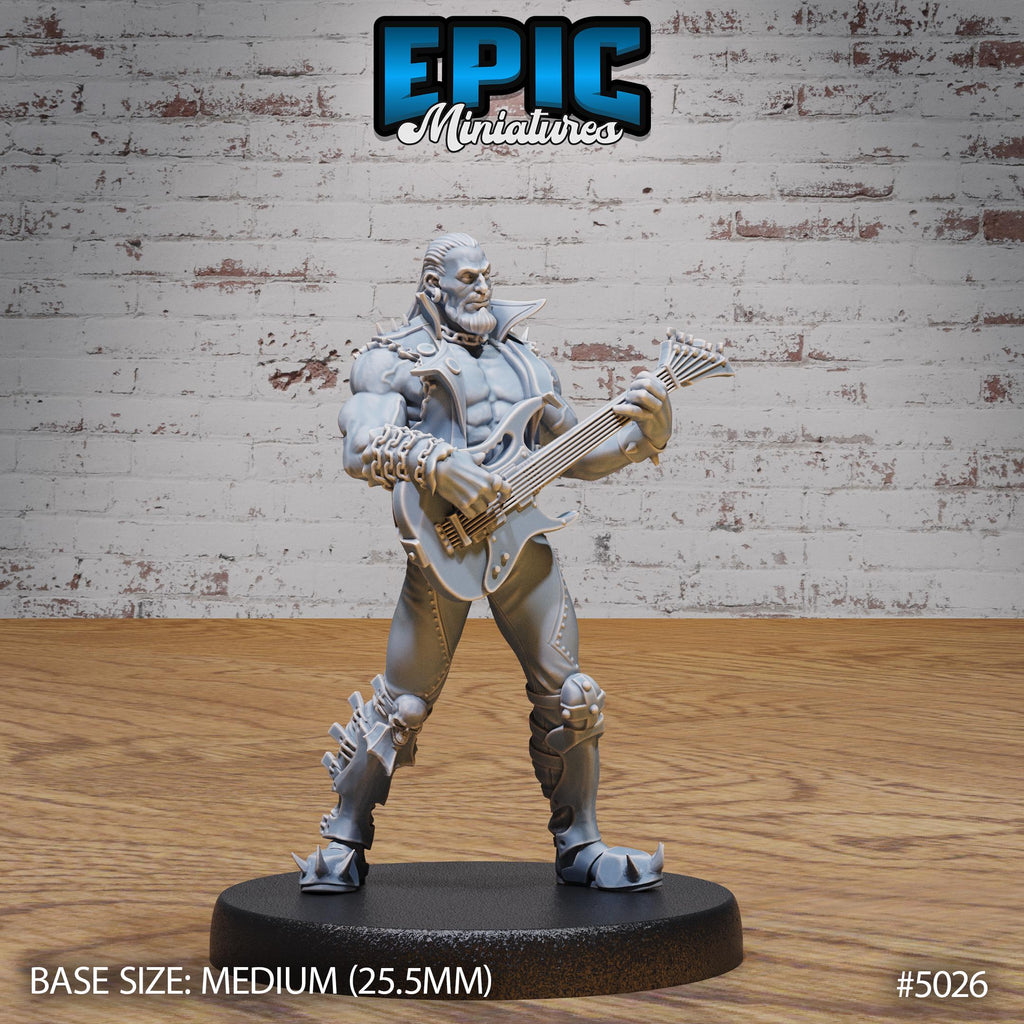 Hell Metal Bard Option #5026 front DND miniature Hells Wrath 16k resin