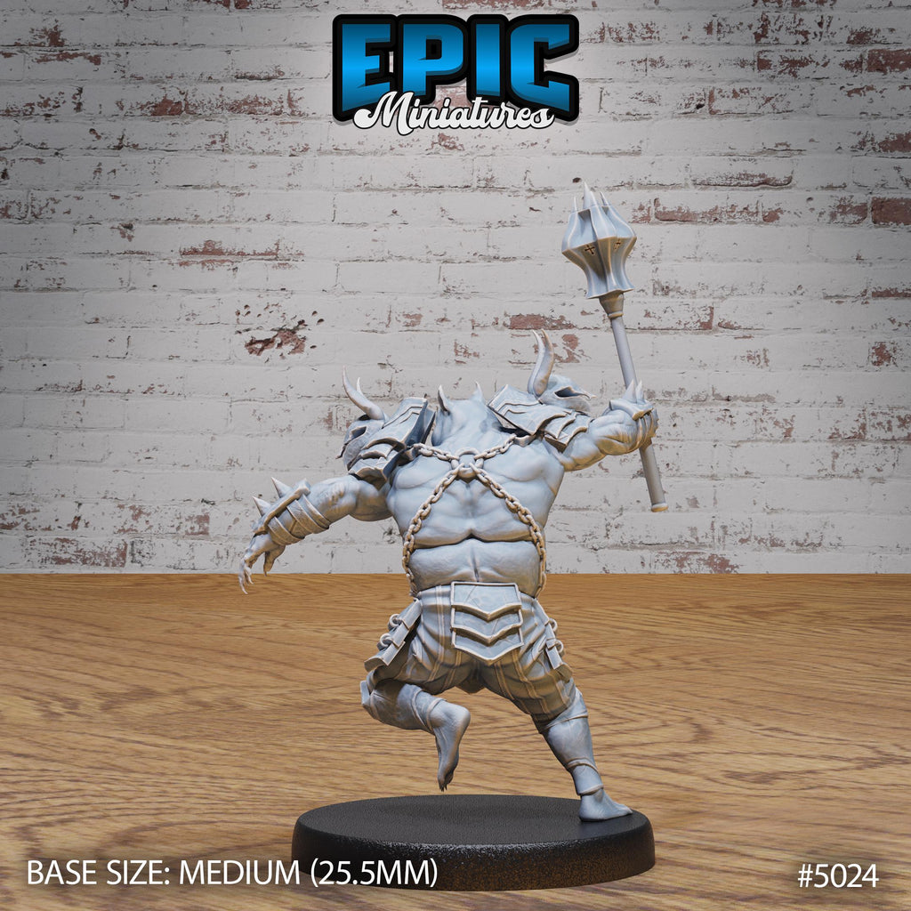 Pig Demon Officer Option #5024 back DND miniature Hells Wrath 16k resin
