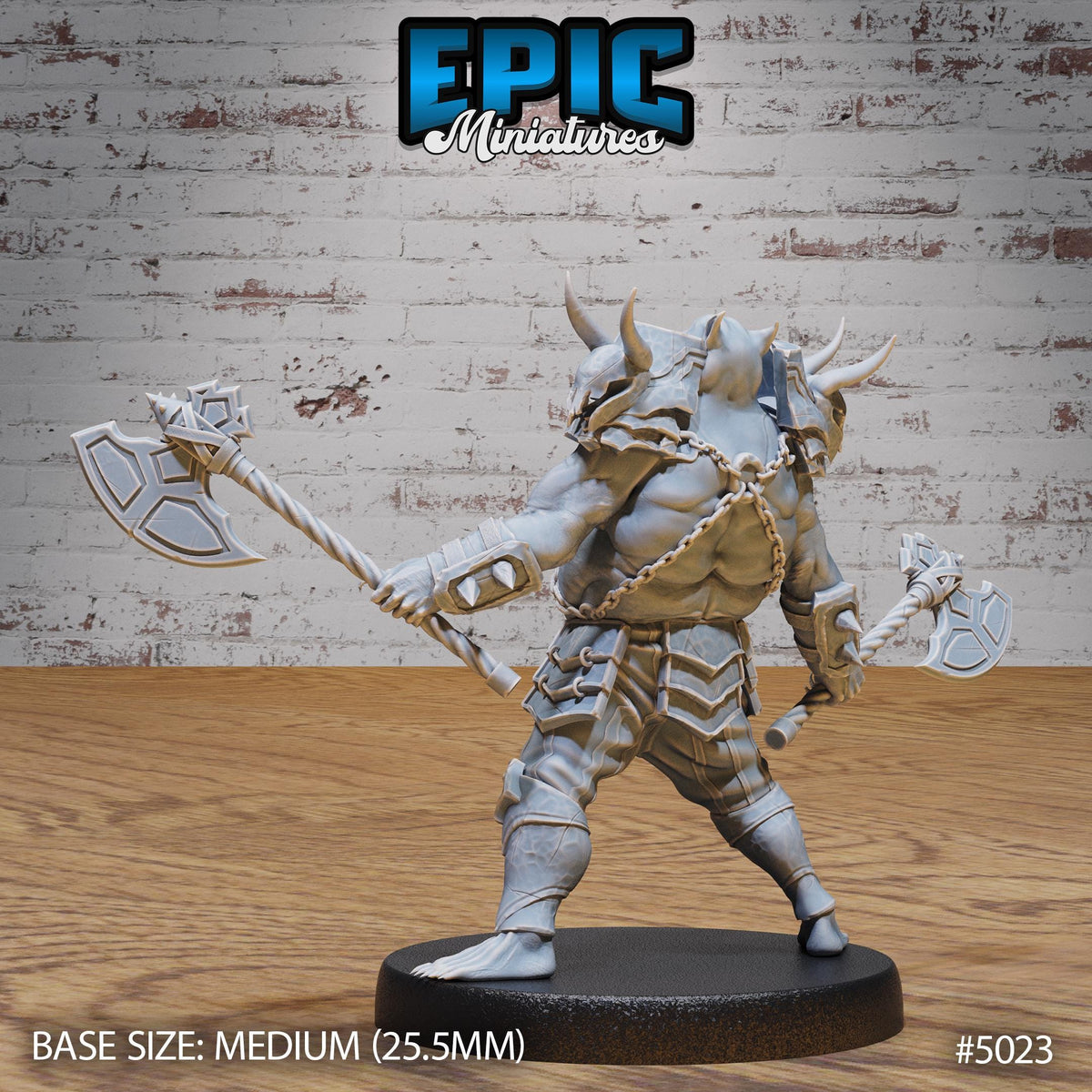 Pig Demon Officer Option #5023 back DND miniature Hells Wrath 16k resin