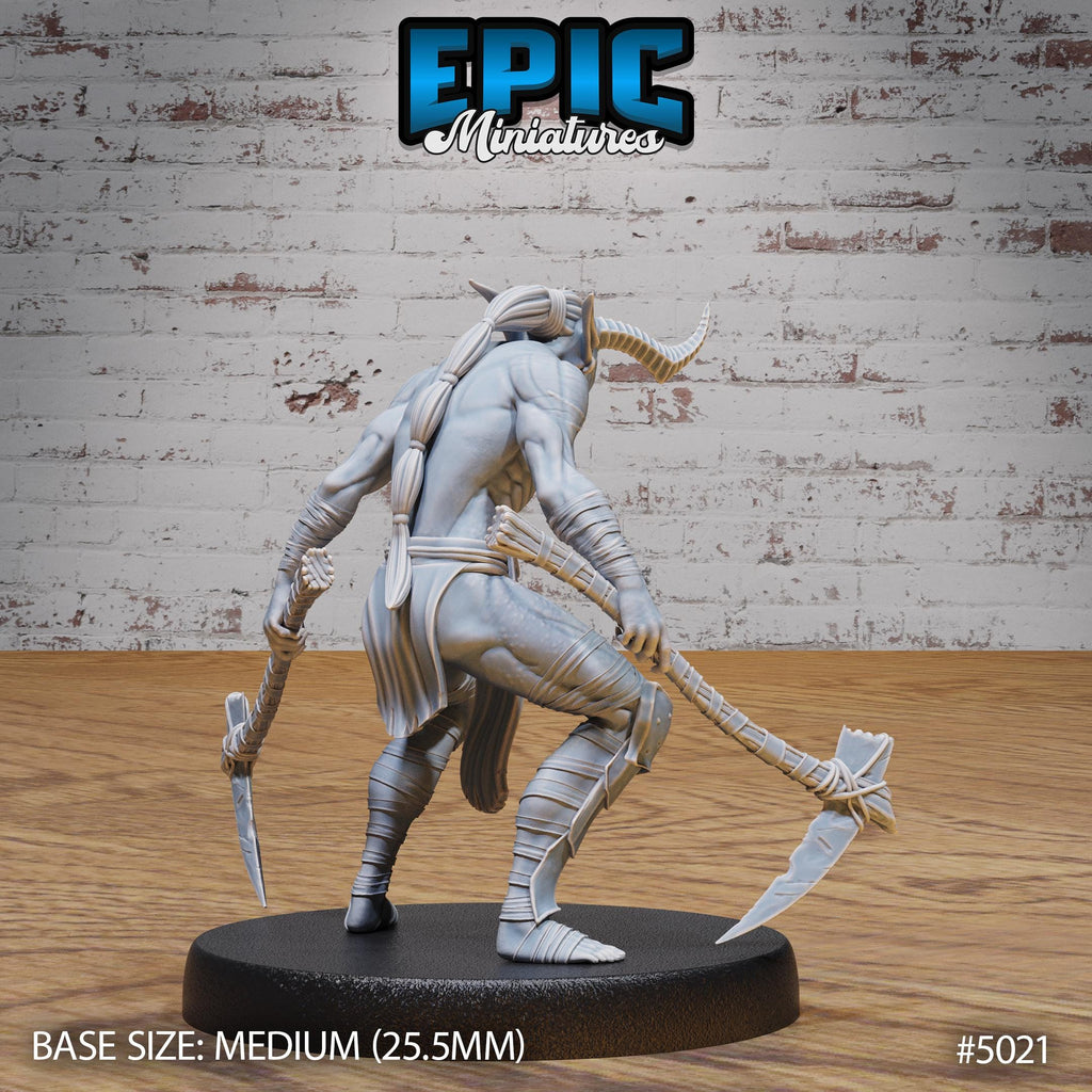 Lower Devil Warrior Option #5021 back DND miniature Hells Wrath 16k resin