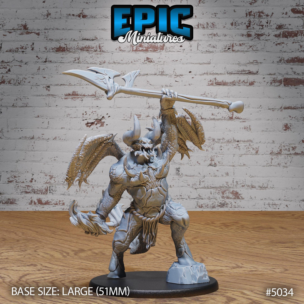Wrath Devil Option #5034 front DND miniature Hells Wrath 16k resin