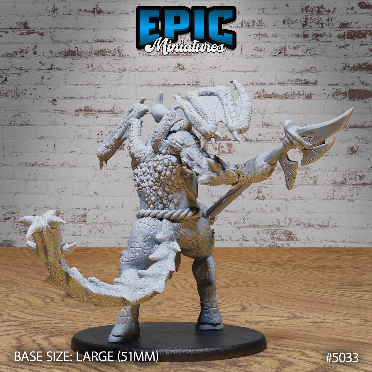 Wrath Devil Option #5033 back DND miniature Hells Wrath 16k resin