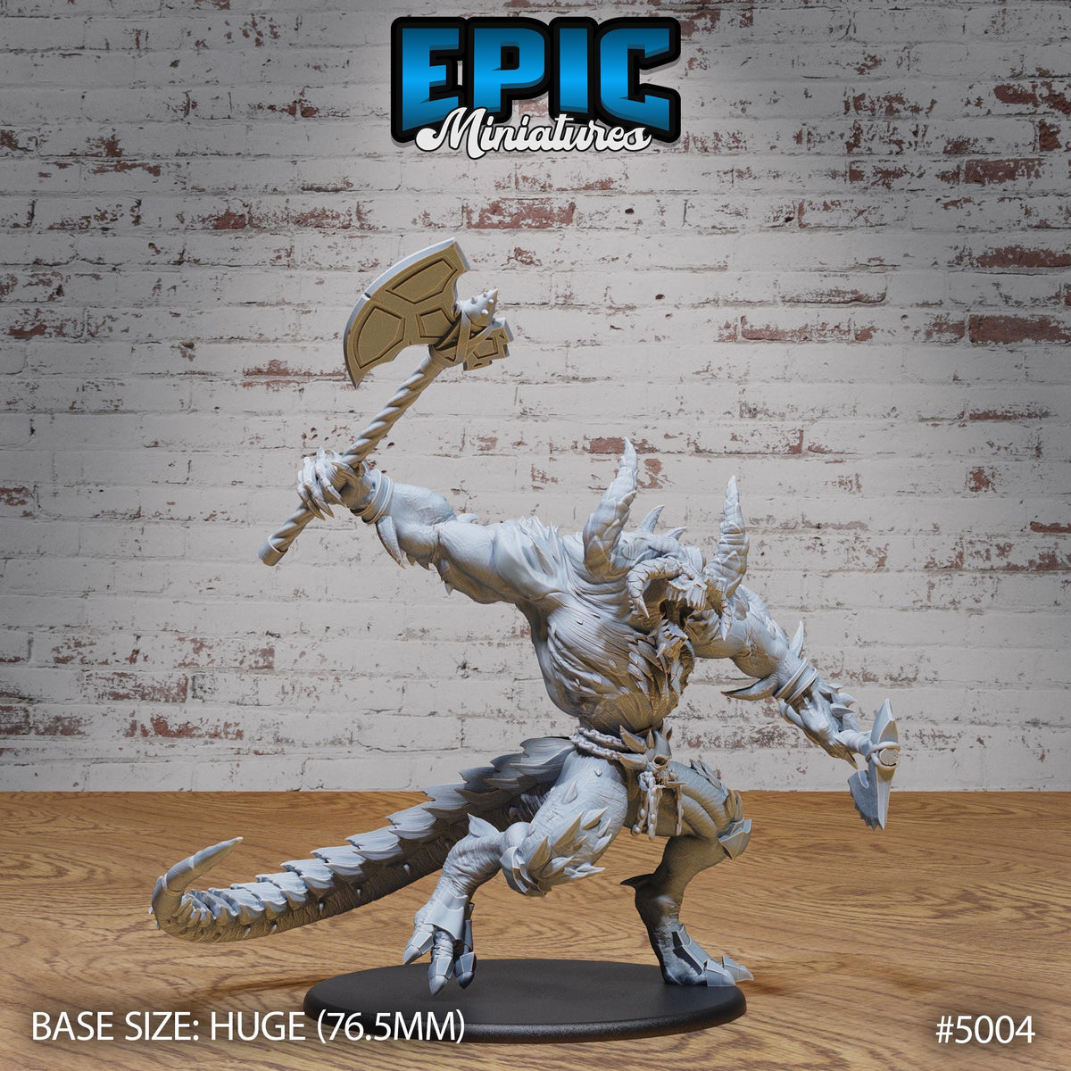 Arch Devil Diablo Option #5004 front DND miniature Hells Wrath 16k resin