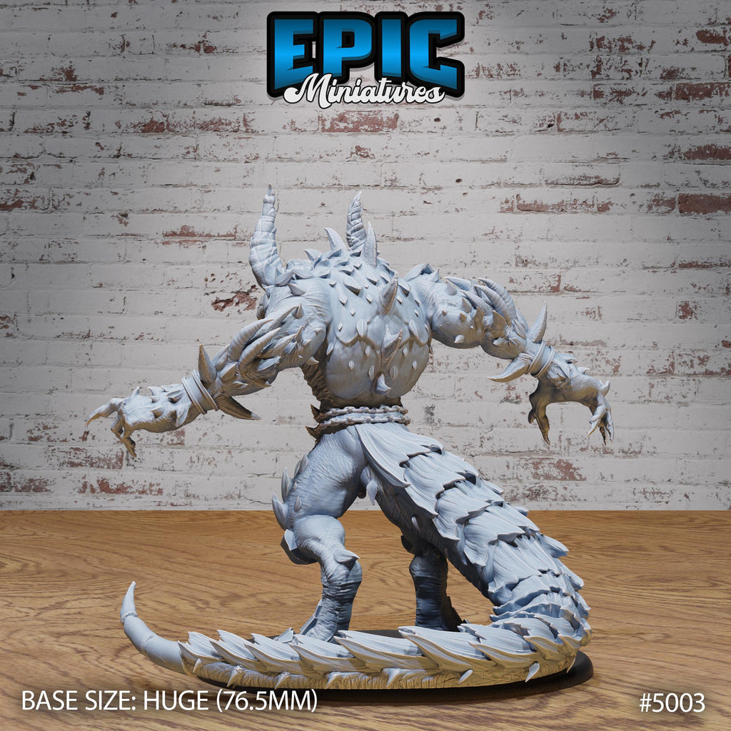Arch Devil Diablo Option #5003 back DND miniature Hells Wrath 16k resin