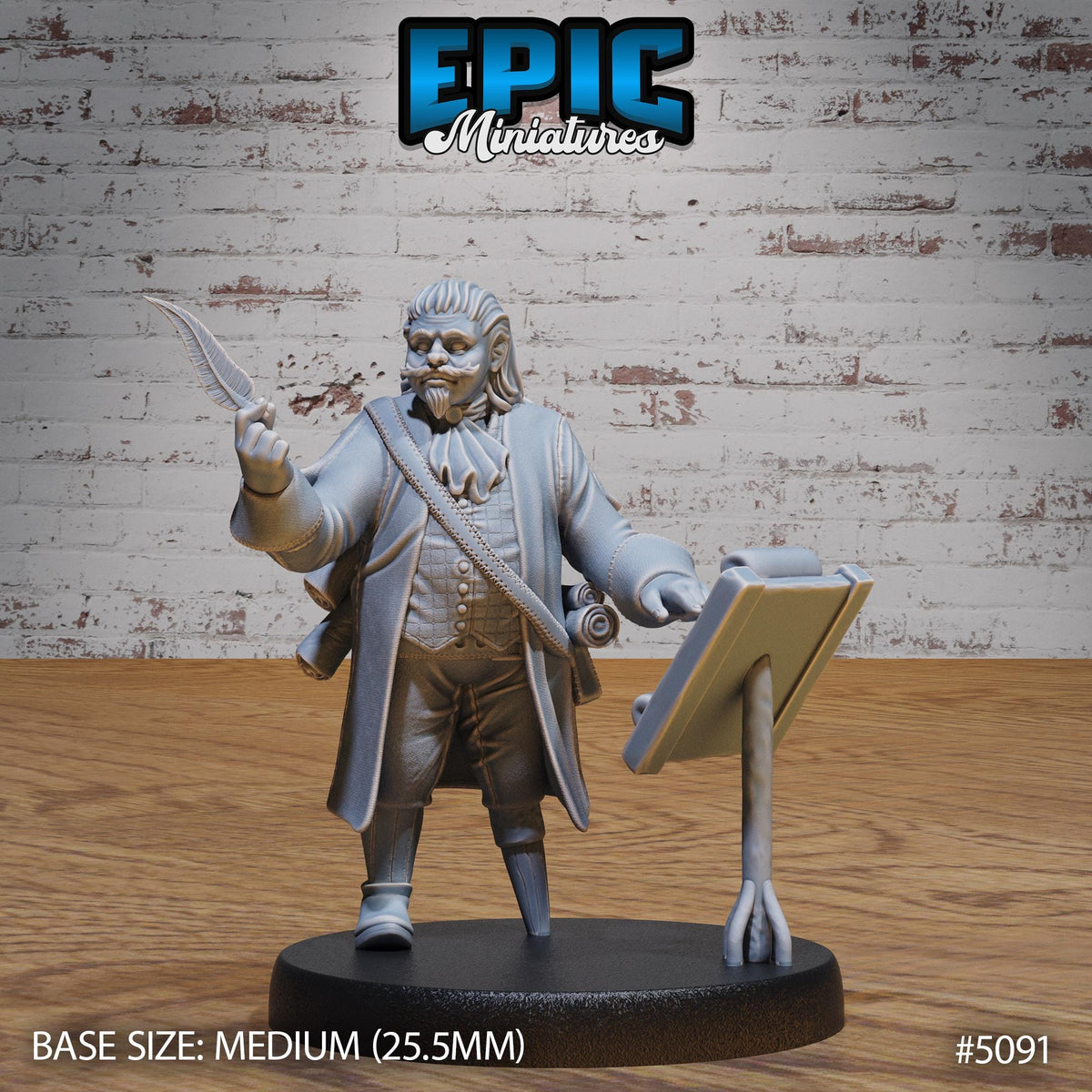 Halfling Ship Captain Option #5091 front DND miniature Halfling Meadows 16k resin