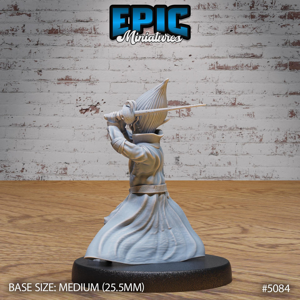 Halfling Noble Option #5084 back DND miniature Halfling Meadows 16k resin
