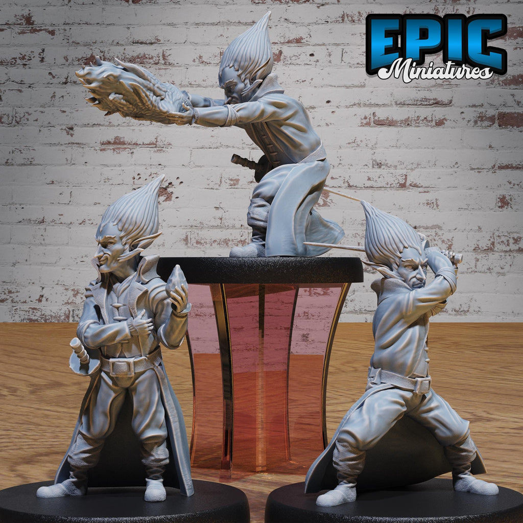 Halfling Noble Set of 3 DND miniatures group photo Halfling Meadows