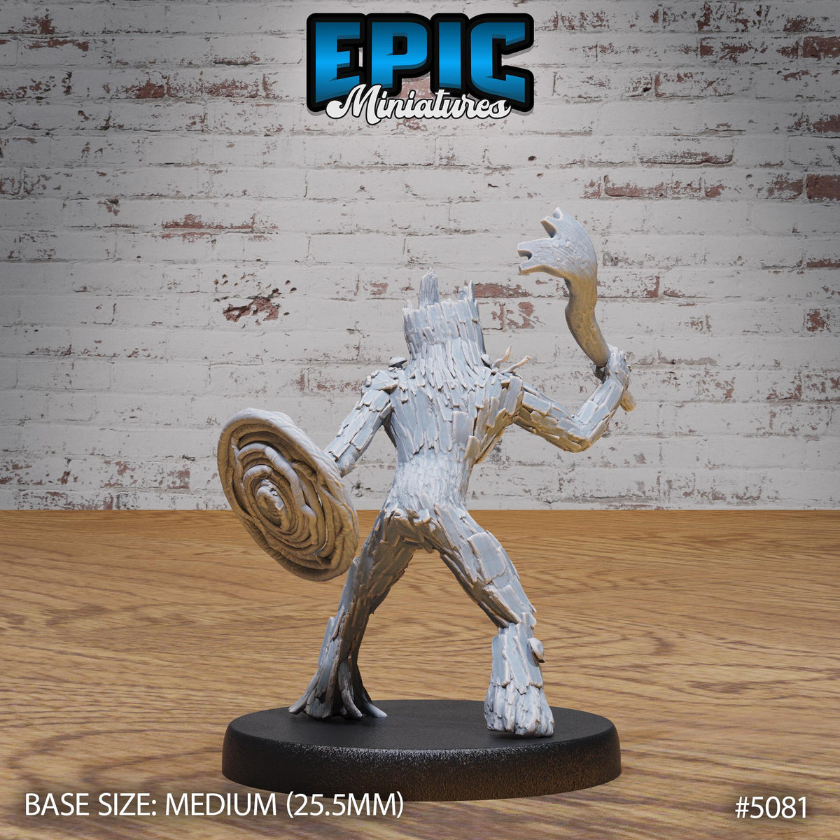 Wood Woad Option #5081 back DND miniature Halfling Meadows 16k resin