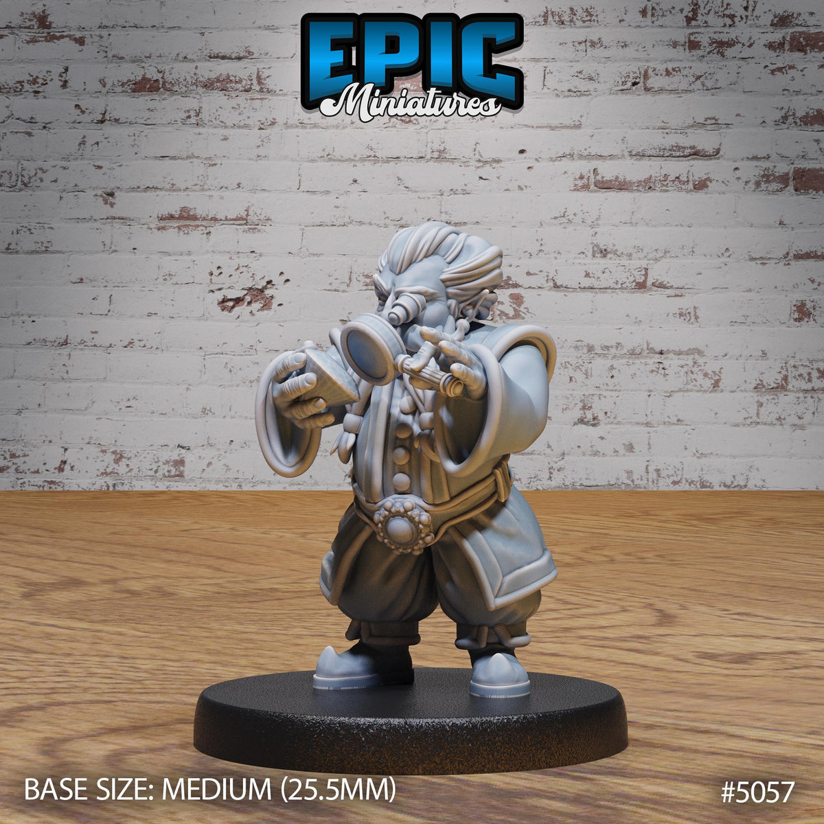 Halfling Villager Set of 8 DND Miniatures Halfling Meadows Hobbit Librarian Baker Traveler Waitress Jeweler Alchemist Sewer Confectioner Option #5057 front DND miniature  16k resin