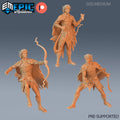 Fey Elf Set of 3 DND miniatures group photo Infested Woodlands