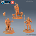 Firbolg Druid Set of 3 DND miniatures group photo Infested Woodlands