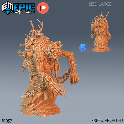 Annis Hag Option #1957 front DND miniature Infested Woodlands 16k resin