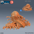 Giant Centipede DND miniatures group photo Infested Woodlands