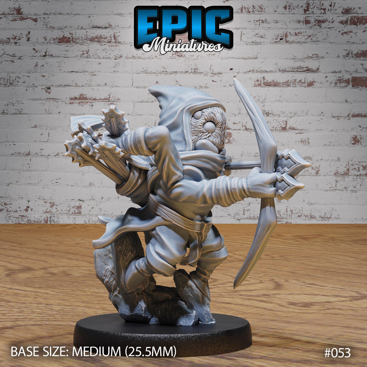 Spider Folk Assassin Option #053 front DND miniature Dark Elf Army Pack 16k resin