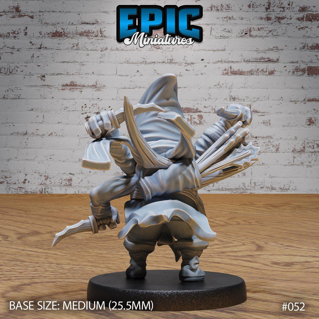 Spider Folk Assassin Option #052 front DND miniature Dark Elf Army Pack 16k resin