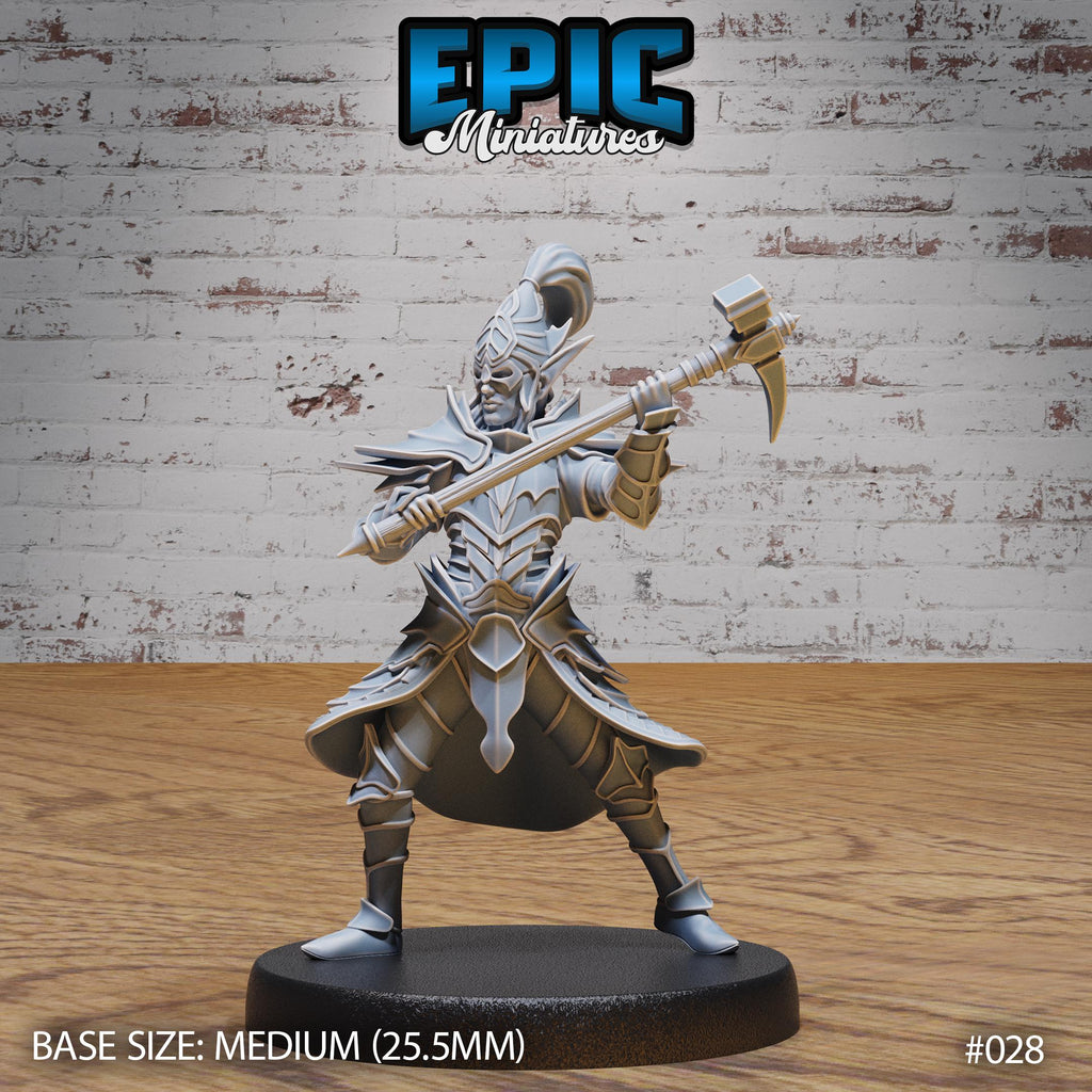 Dark Elf Army Collection Option #028 front DND miniature Dark Elf Army Pack 16k resin