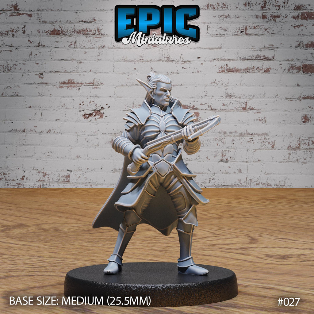 Dark Elf Army Collection Option #027 front DND miniature Dark Elf Army Pack 16k resin