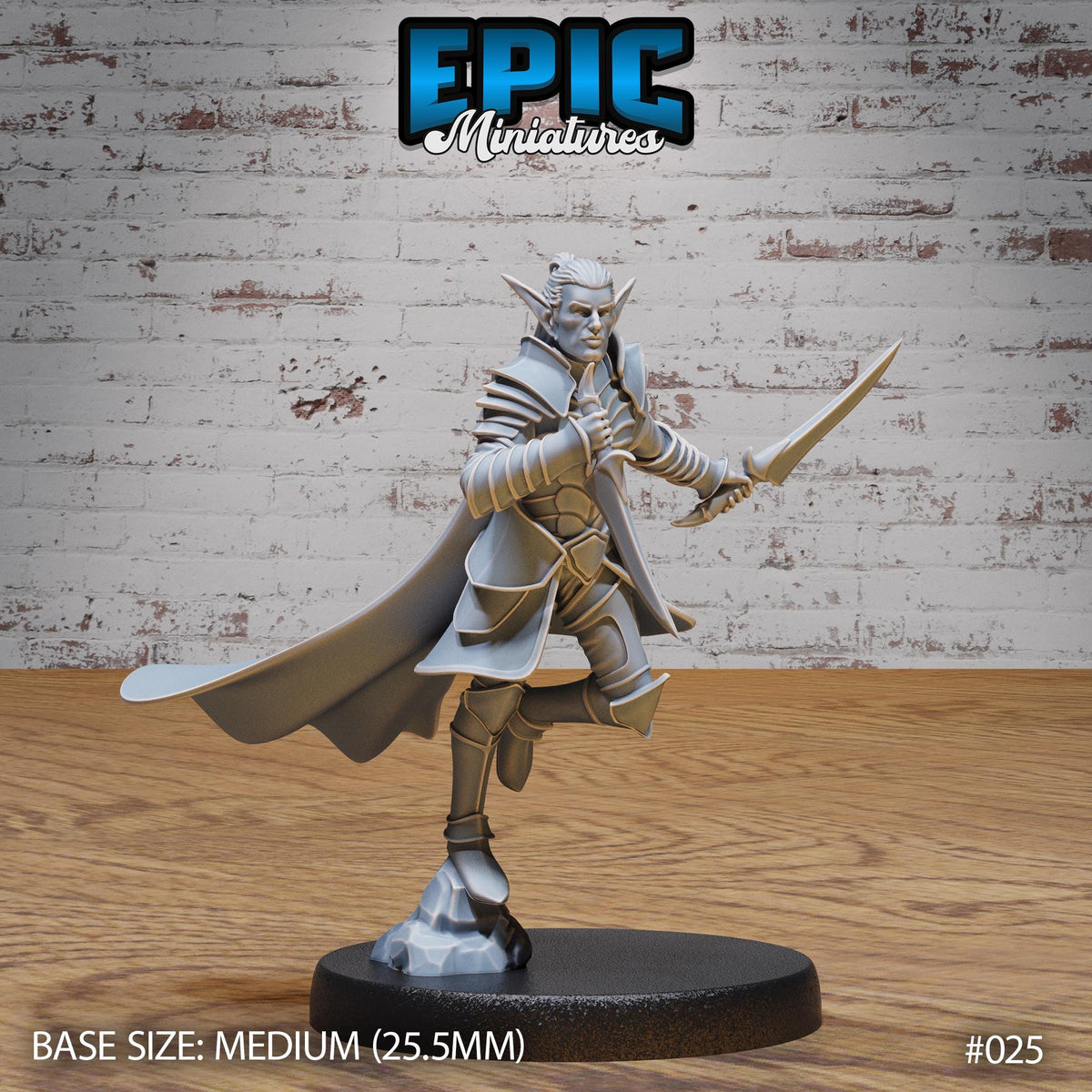 Dark Elf Army Collection Option #025 front DND miniature Dark Elf Army Pack 16k resin
