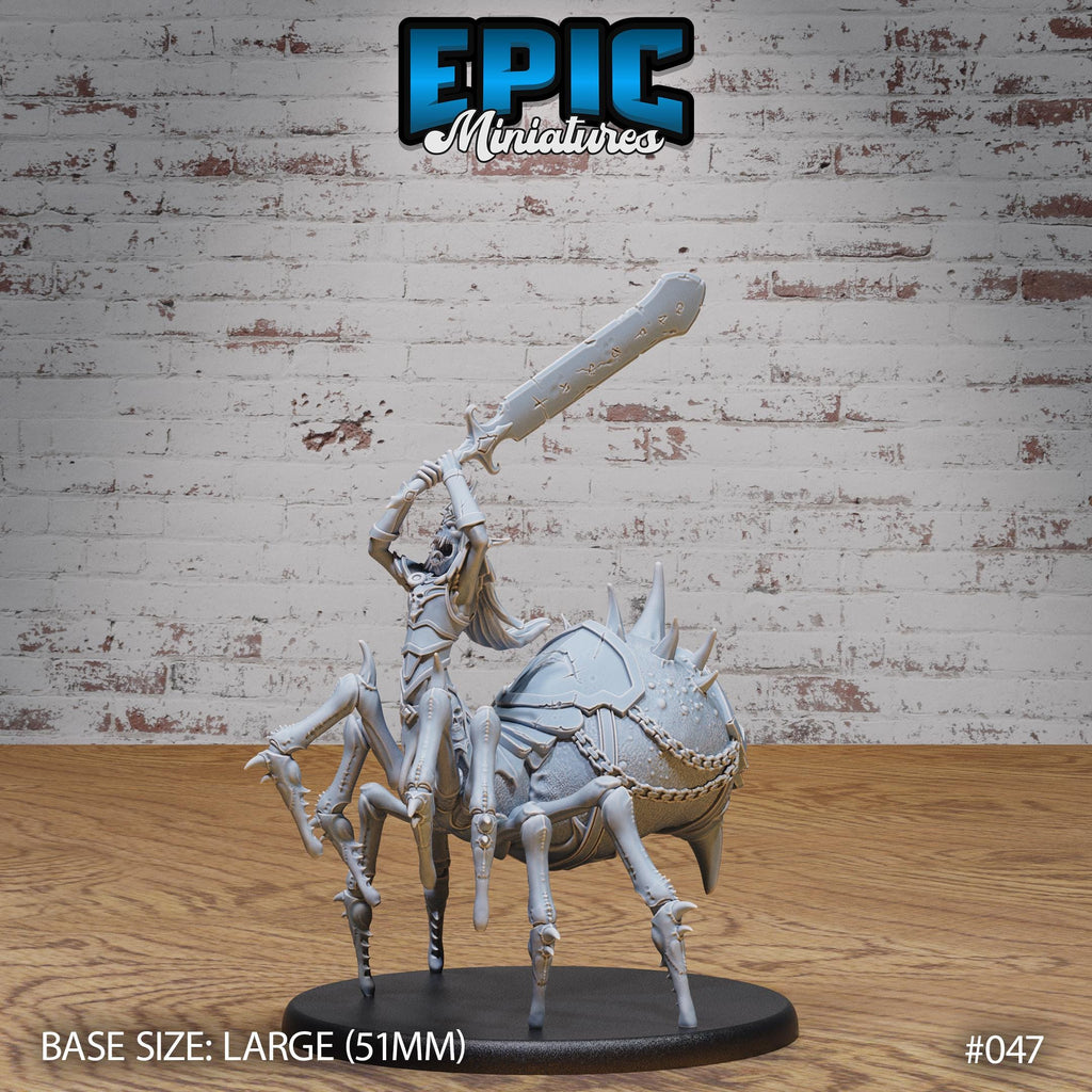 Drider Lich Lord Set of 4 DND miniatures group photo Dark Elf Army Pack