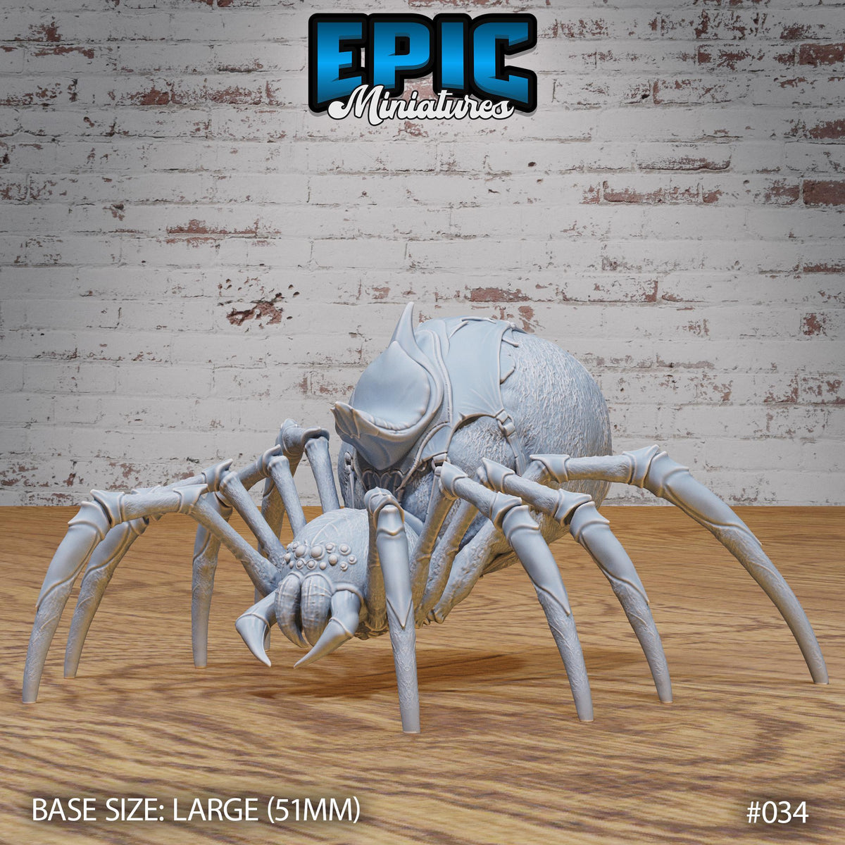 Dark Elf Riders and Mounts Spider Panther Raptor Mount Only 5 front DND miniature Dark Elf Army 16k resin
