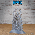 Underdark Portal Option #005 (3) front DND miniature Dark Elf Army Pack 16k resin
