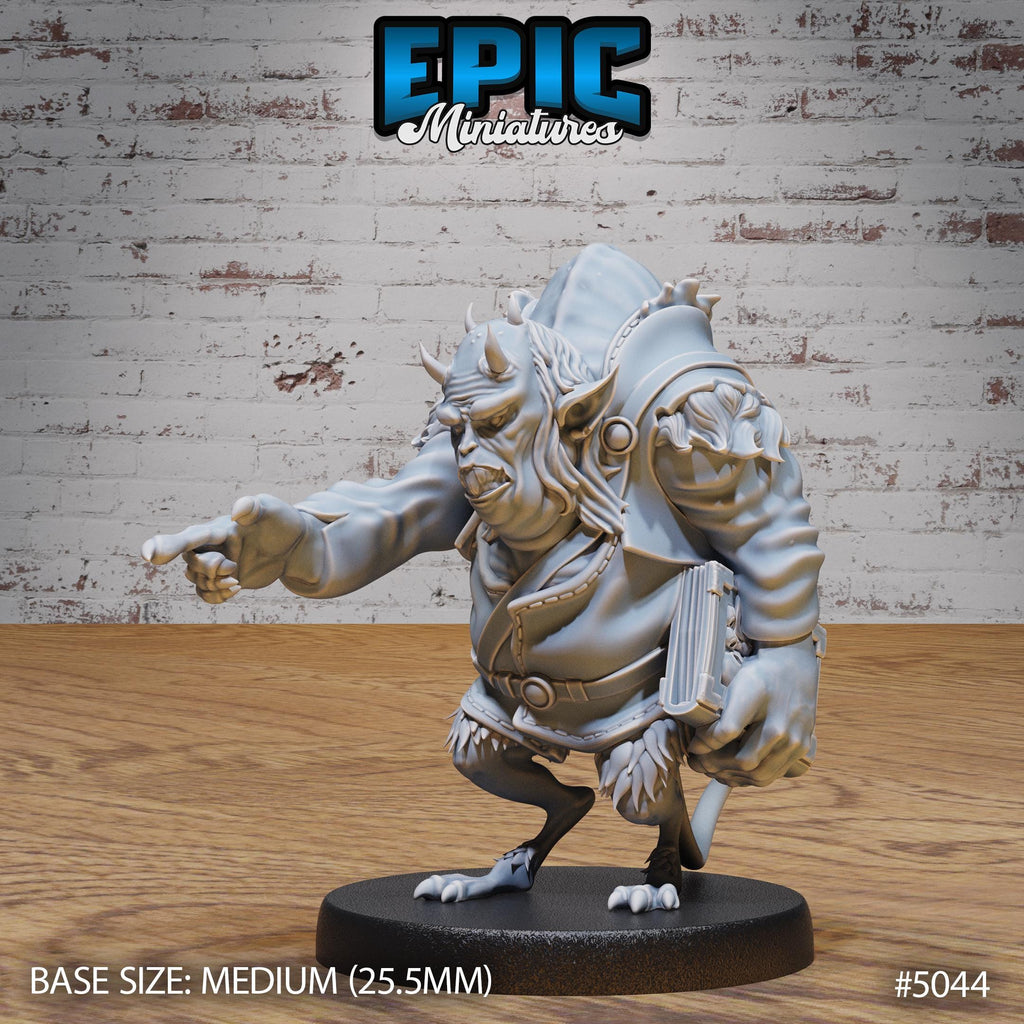 Hunchback Fiend Option #5044 front DND miniature Hells Wrath 16k resin
