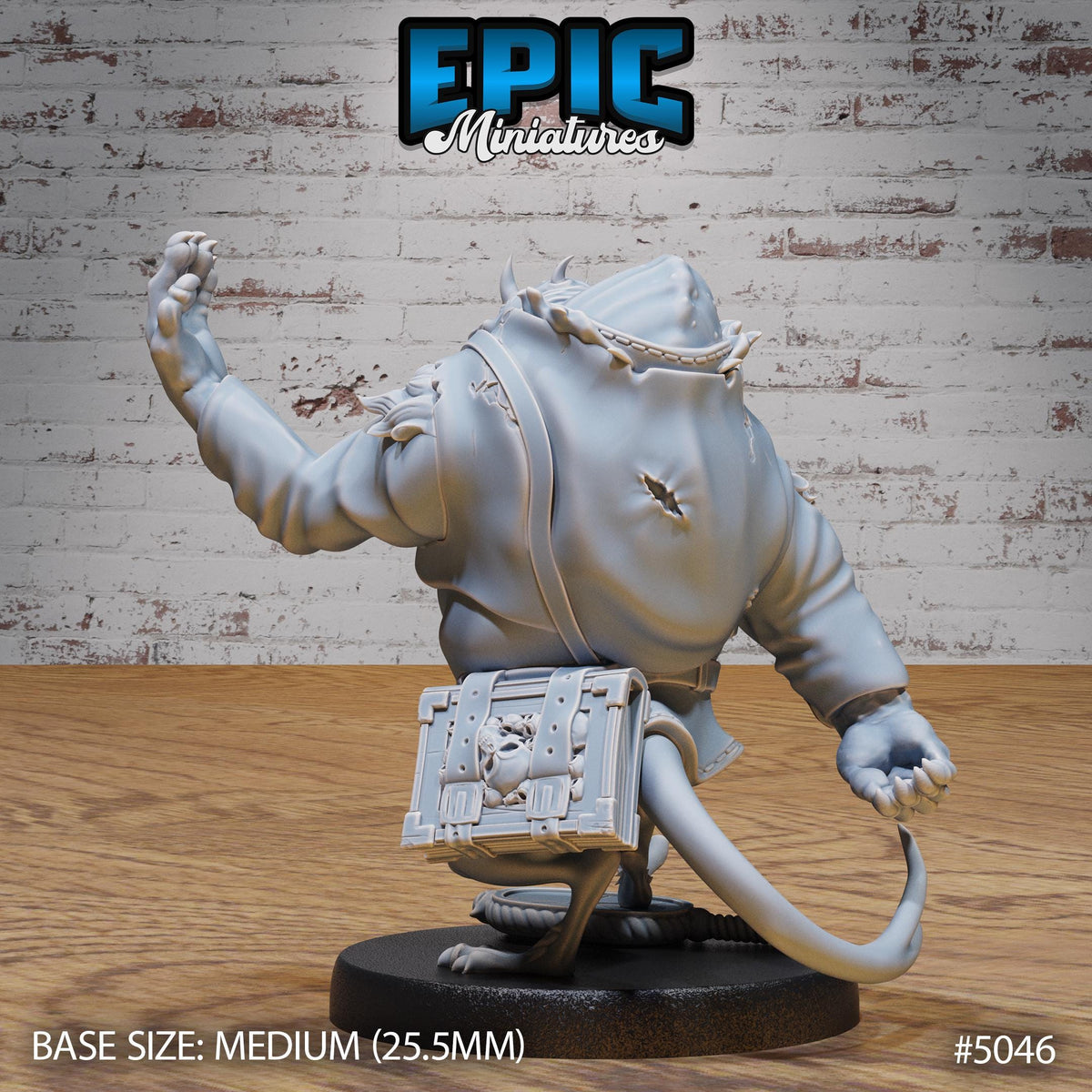 Hunchback Fiend Option #5046 back DND miniature Hells Wrath 16k resin