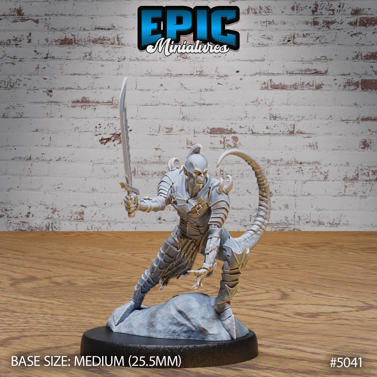 Tail Devil Option #5041 front DND miniature Hells Wrath 16k resin