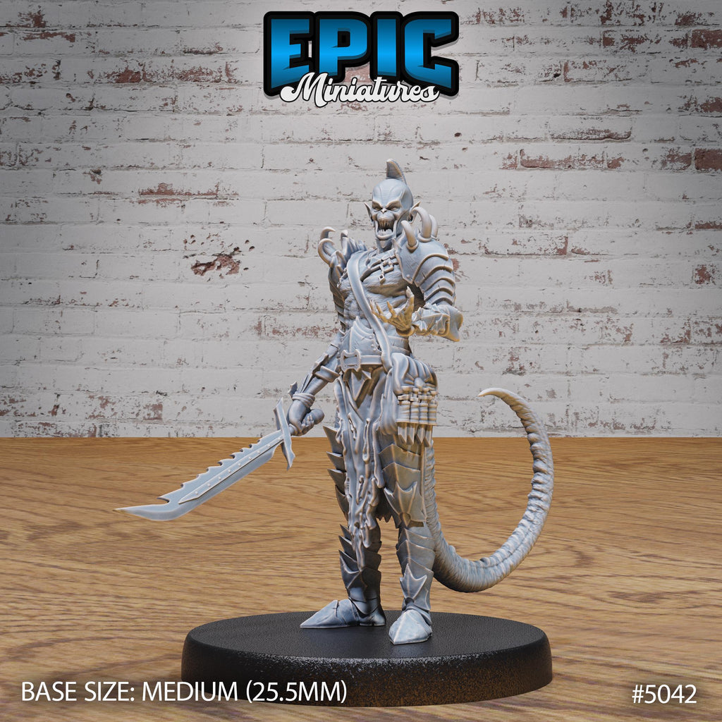Tail Devil Option #5042 front DND miniature Hells Wrath 16k resin