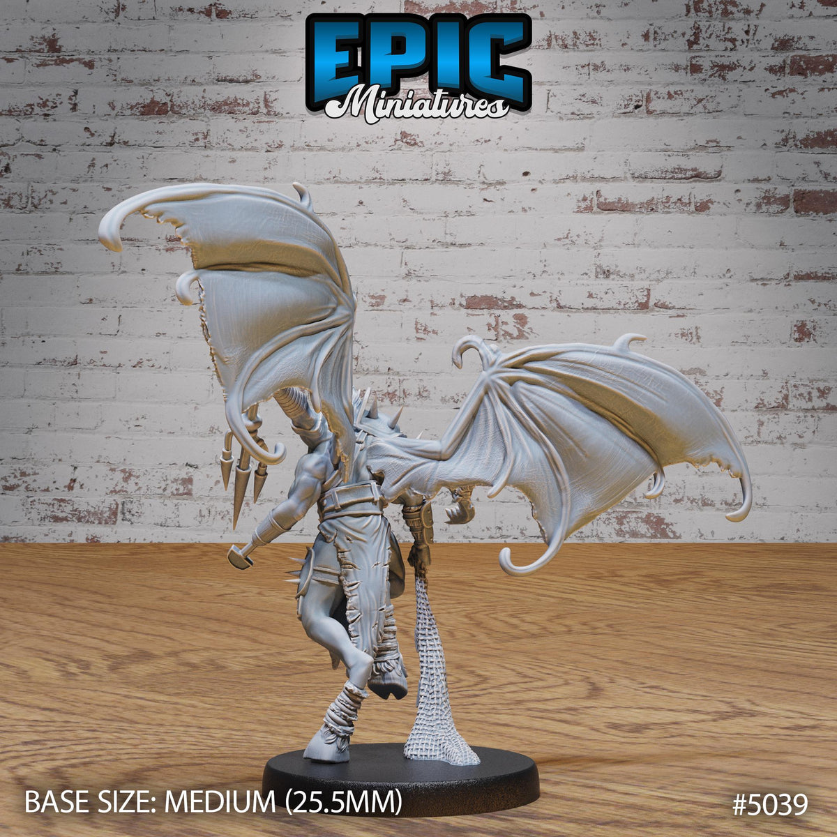 Pit Fighter Devil Option #5039 back DND miniature Hells Wrath 16k resin