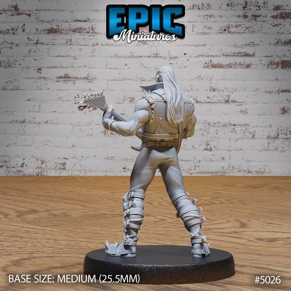 Hell Metal Bard Option #5026 back DND miniature Hells Wrath 16k resin