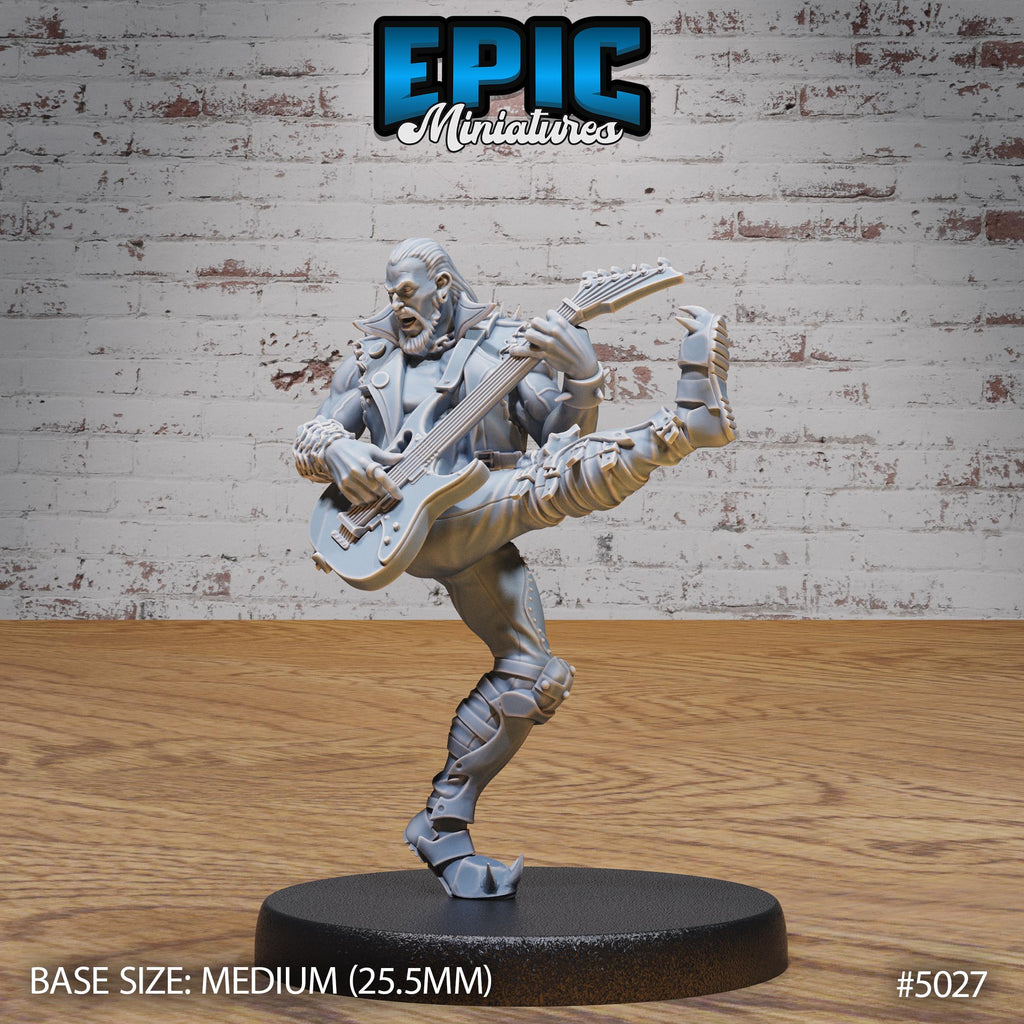 Hell Metal Bard Option #5027 front DND miniature Hells Wrath 16k resin