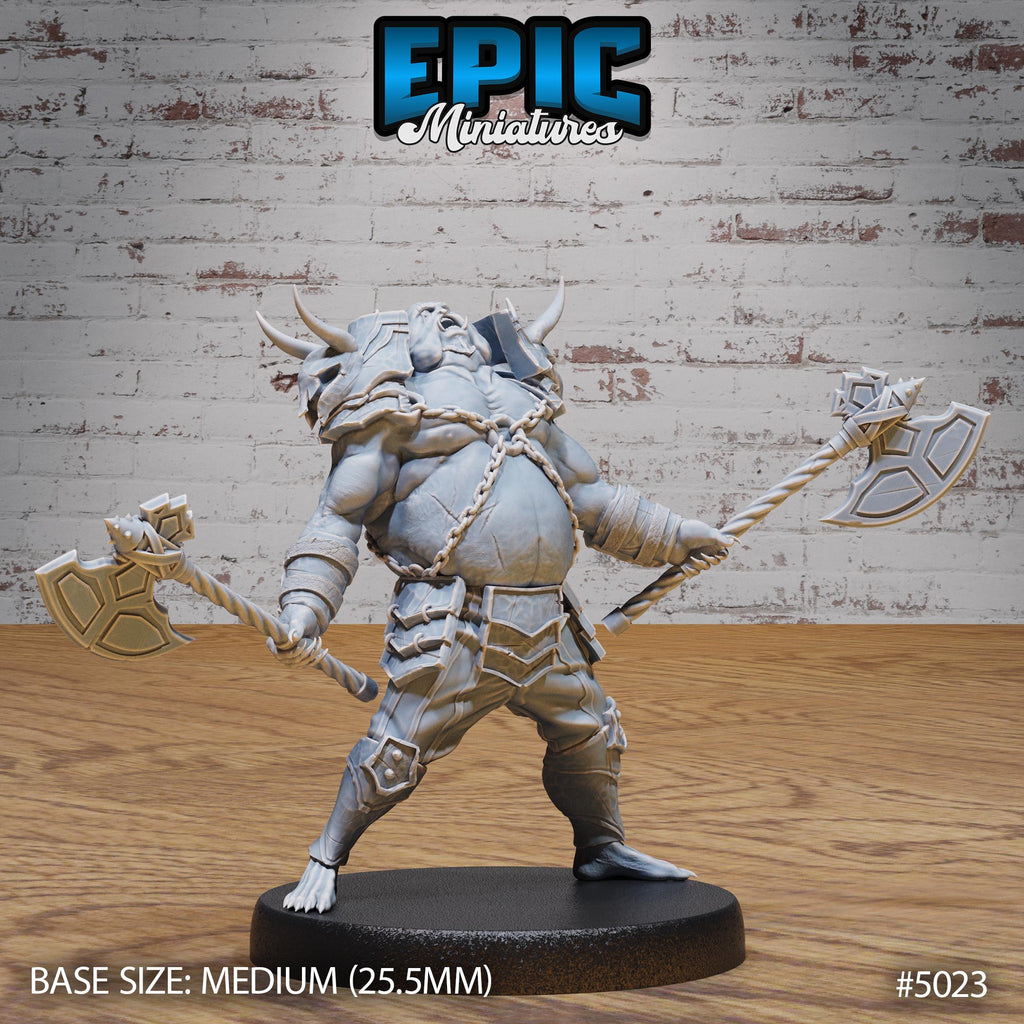 Pig Demon Officer Option #5023 front DND miniature Hells Wrath 16k resin