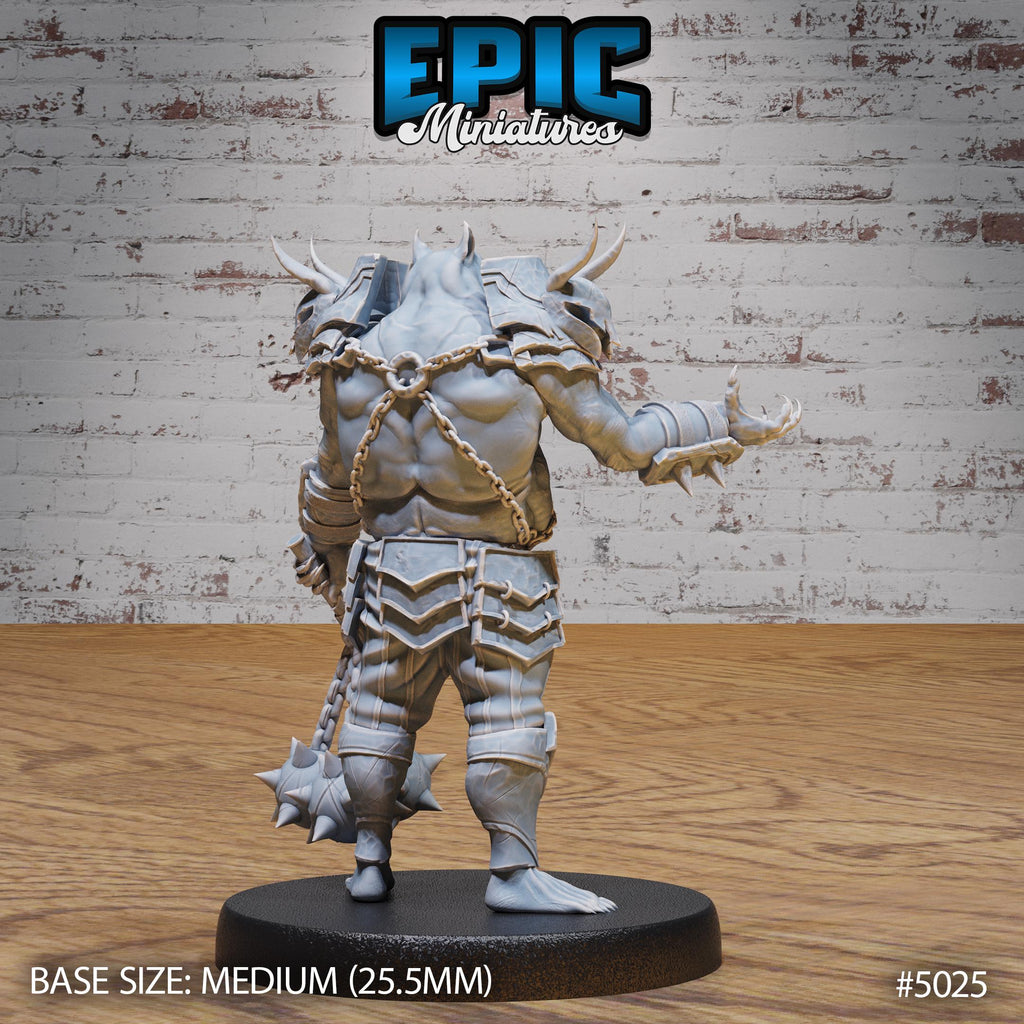 Pig Demon Officer Option #5025 back DND miniature Hells Wrath 16k resin