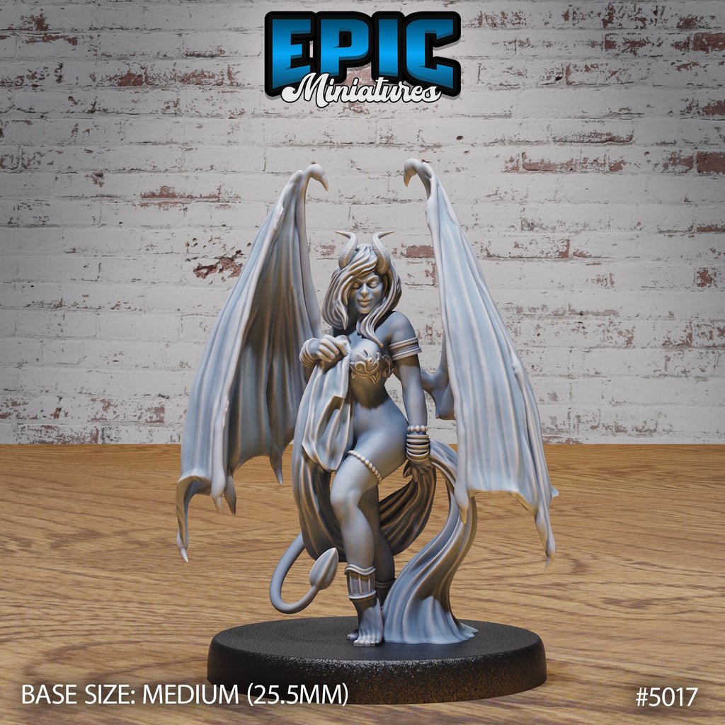 Succubus Demon Option #5017 front DND miniature Hells Wrath 16k resin