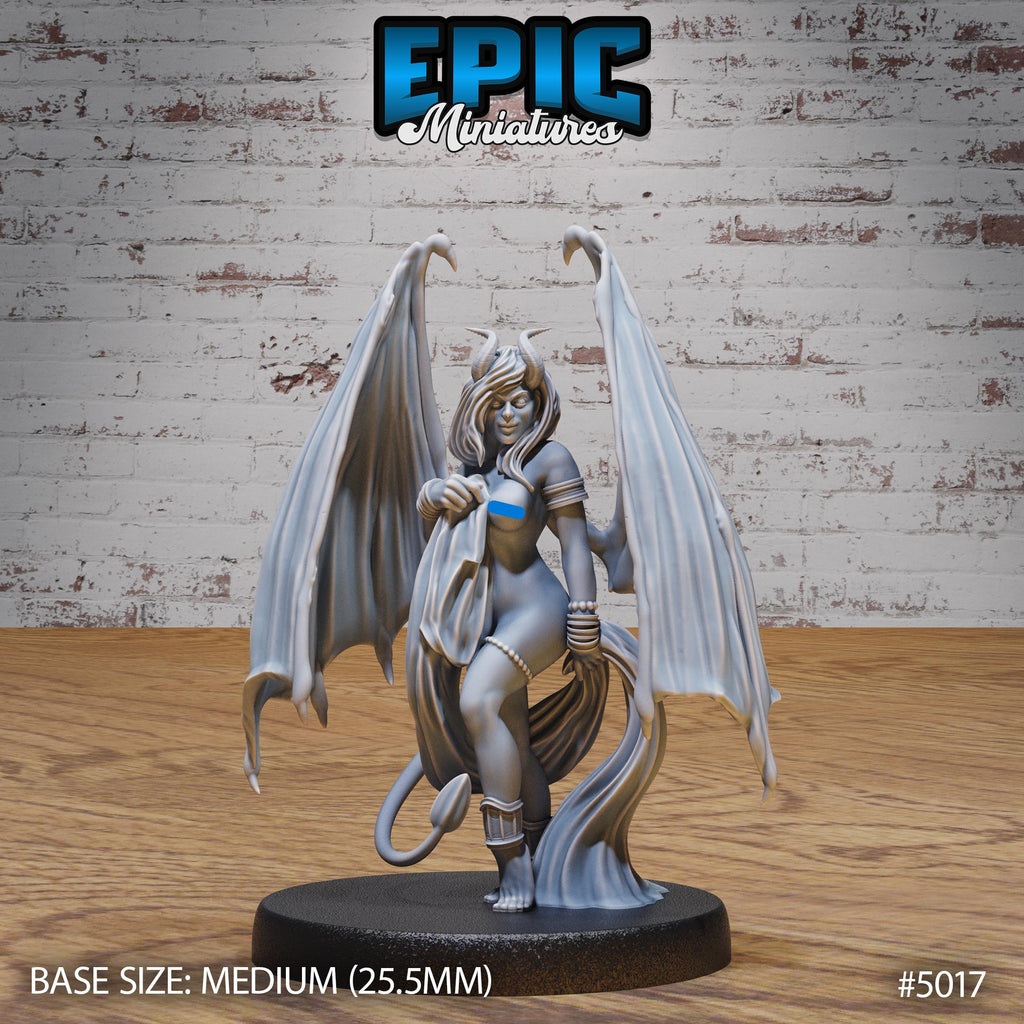 Succubus Demon Option #5019 front DND miniature Hells Wrath 16k resin