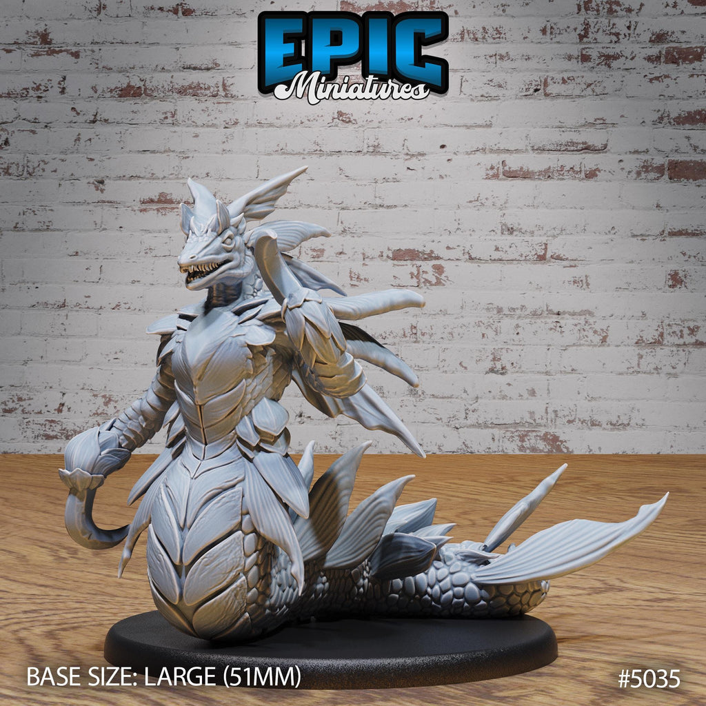 Wastrilith Water Demon Option #5035 front DND miniature Hells Wrath 16k resin