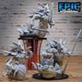 Wastrilith Water Demon Set of 3 DND miniatures group photo Hells Wrath