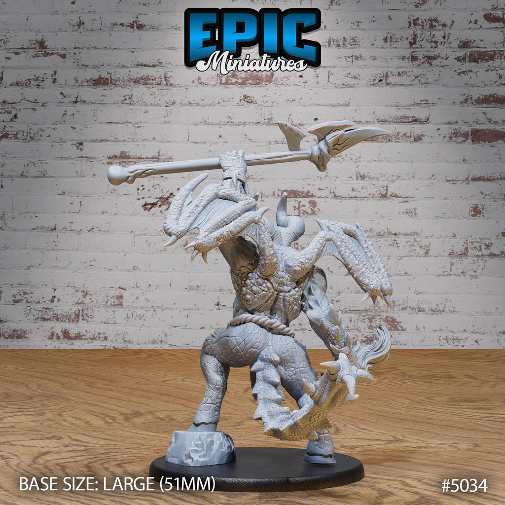 Wrath Devil Option #5034 back DND miniature Hells Wrath 16k resin