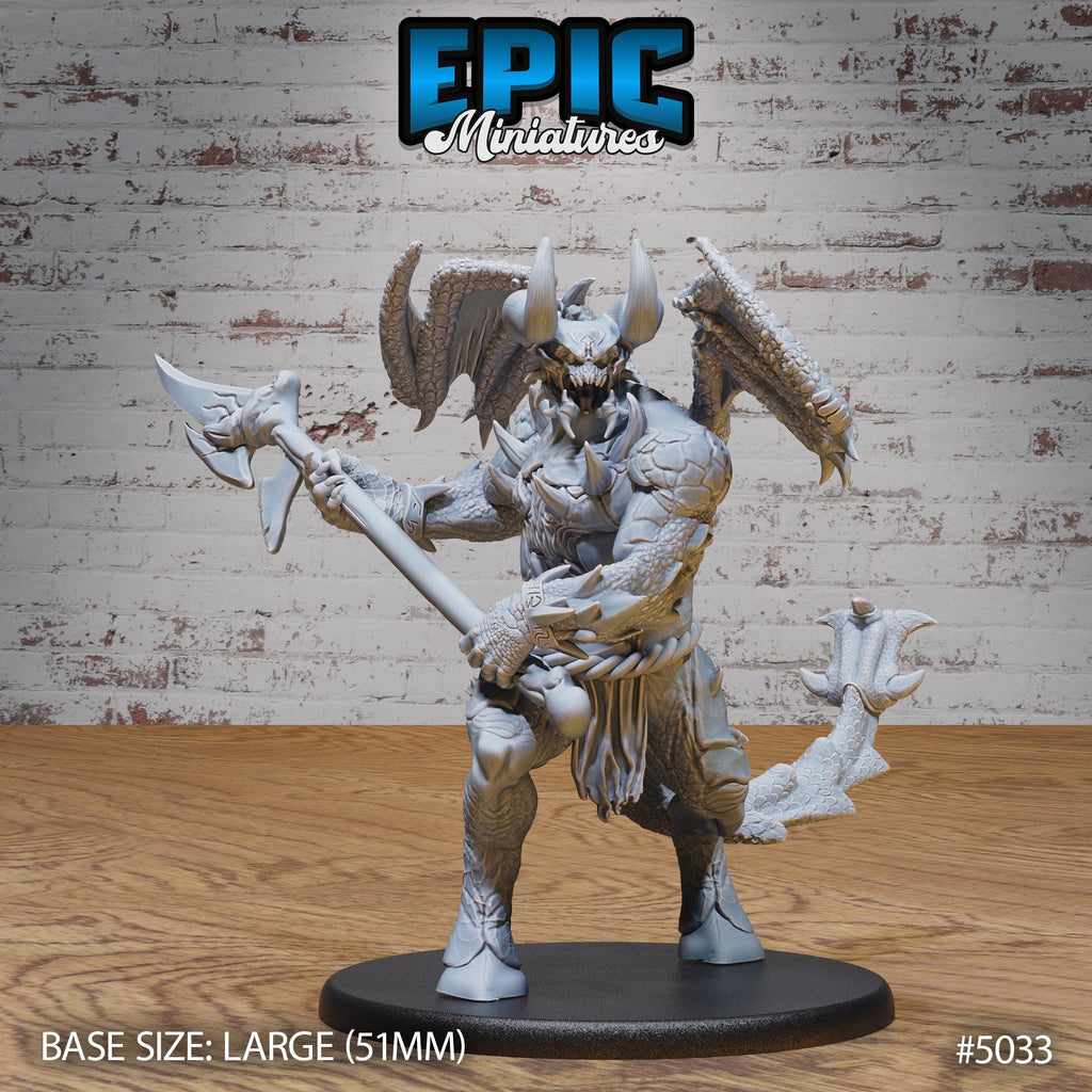 Wrath Devil Option #5033 front DND miniature Hells Wrath 16k resin