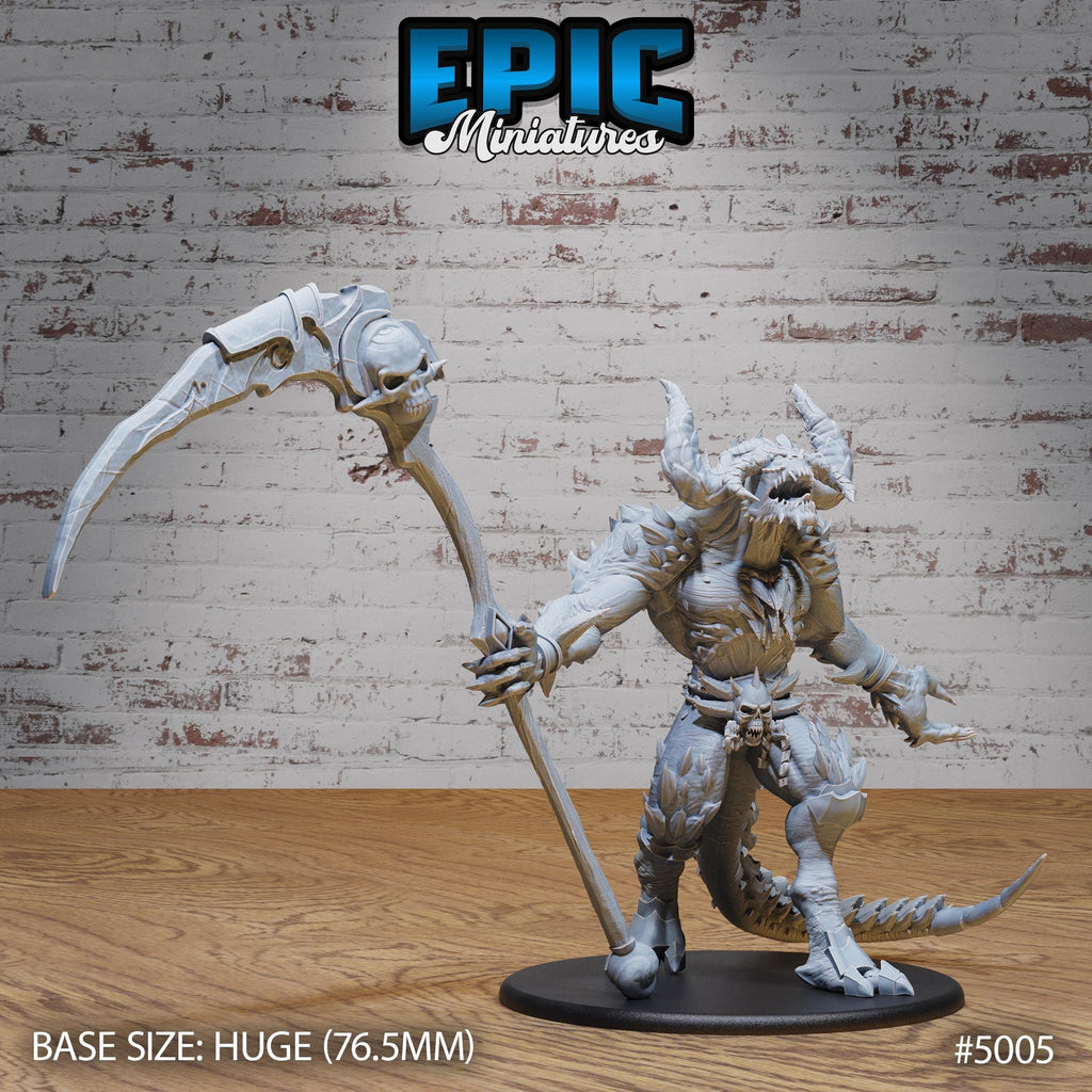 Arch Devil Diablo Option #5005 front DND miniature Hells Wrath 16k resin