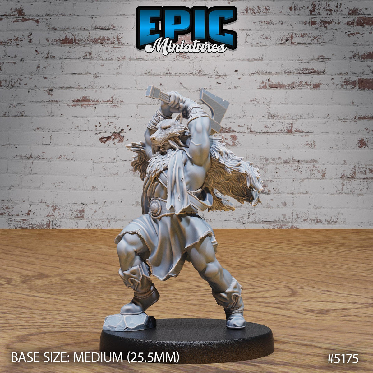 Berserker Viking Set of 3 DND Minis | Northern Tales Collection | TTRPG | Frostmaiden Balinok Barbarian Norse Nordic Frostgrave Tundra Option #5175 front DND miniature  16k resin