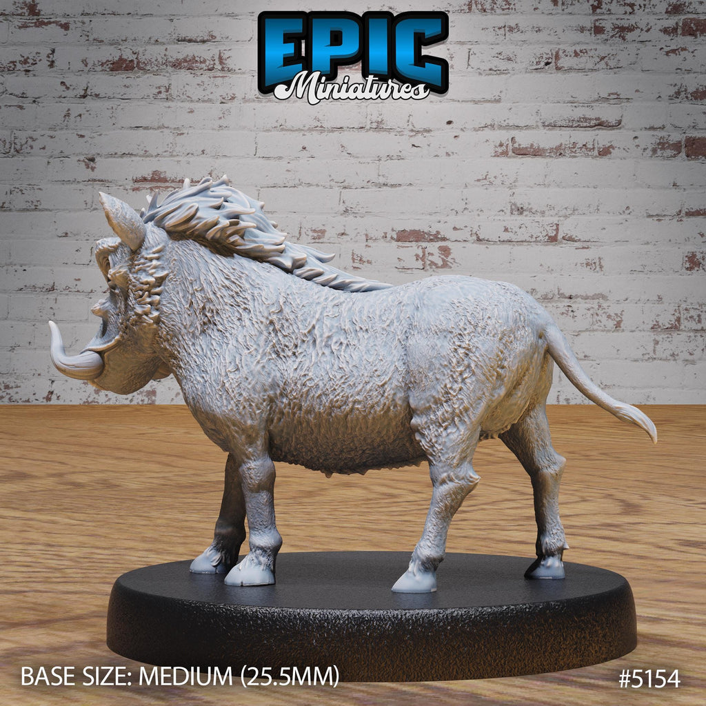 Warthog Option #5154 back DND miniature Northern Tales 16k resin