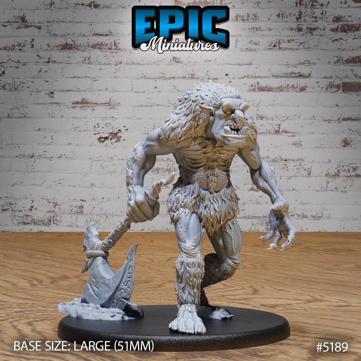 Grendel Option #5189 front DND miniature Northern Tales 16k resin