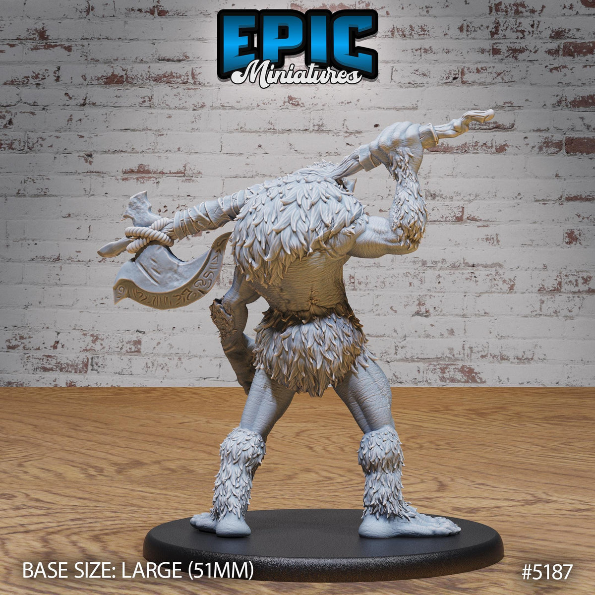 Grendel Option #5187 back DND miniature Northern Tales 16k resin