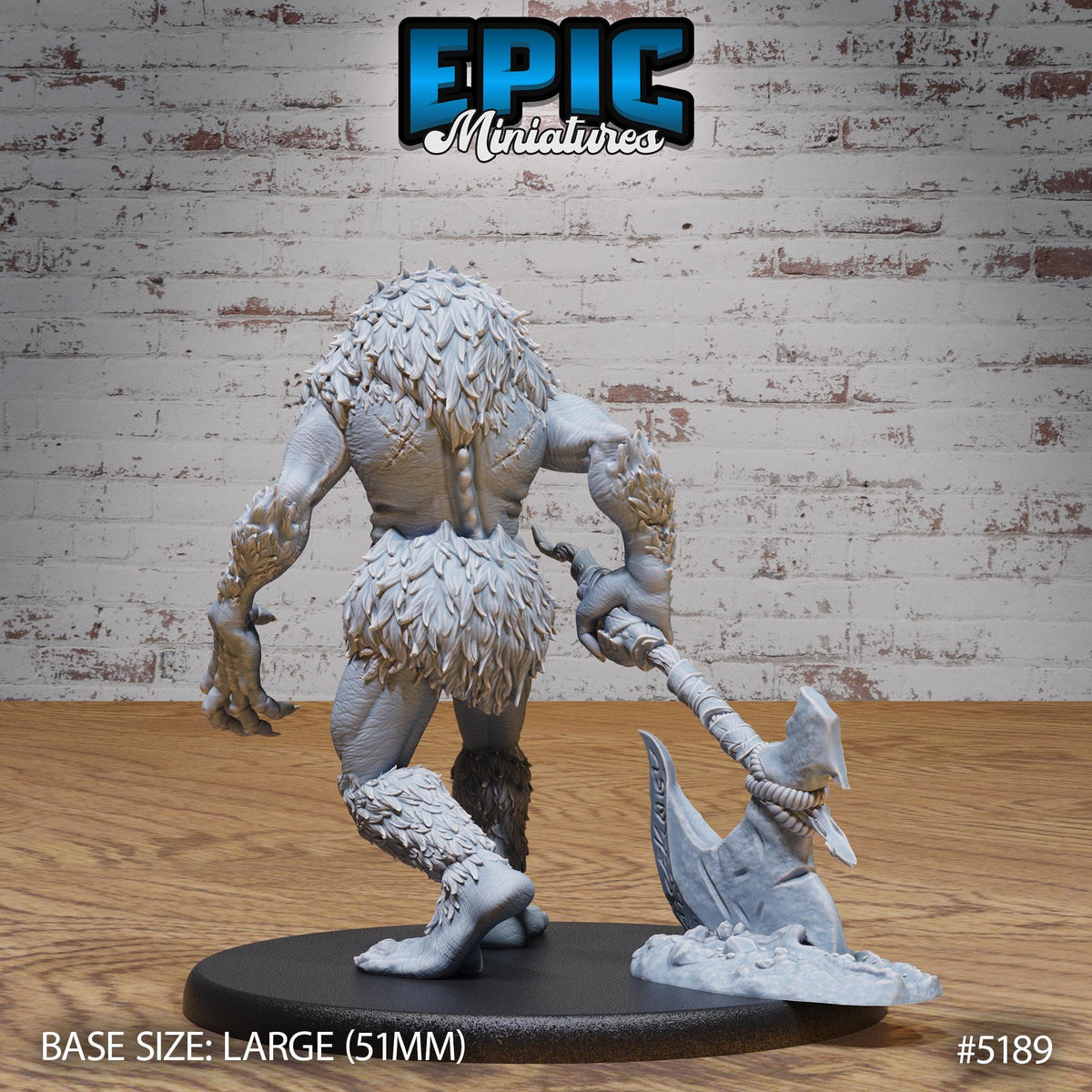 Grendel Option #5189 back DND miniature Northern Tales 16k resin