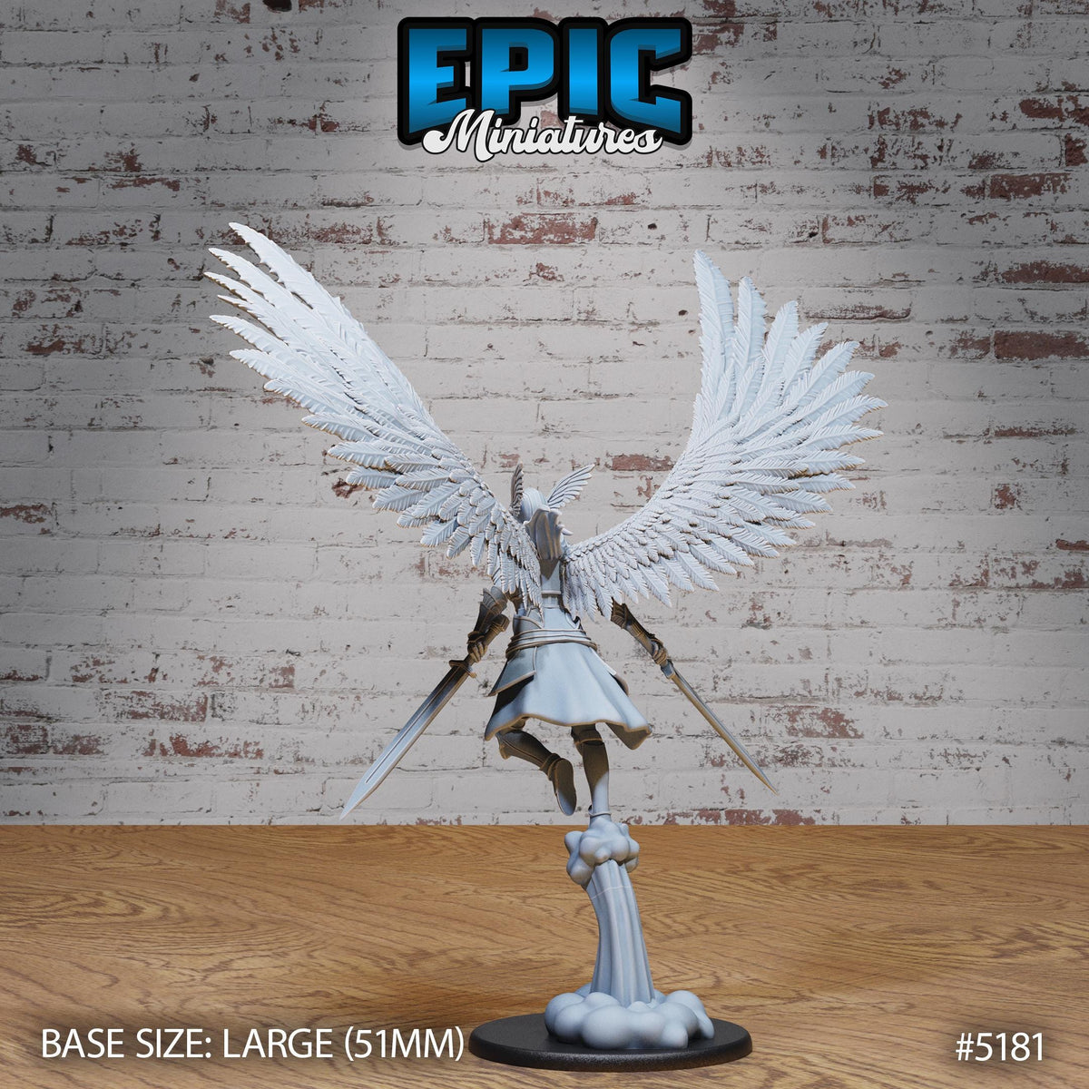 Valkyrie Option #5181 back DND miniature Northern Tales 16k resin