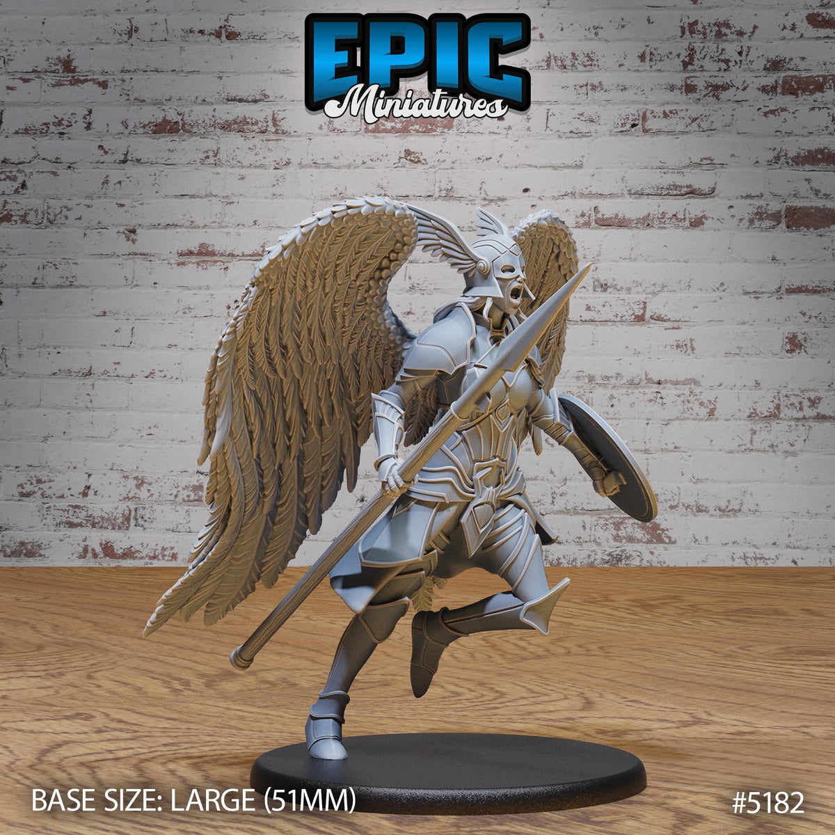 Valkyrie Option #5182 front DND miniature Northern Tales 16k resin