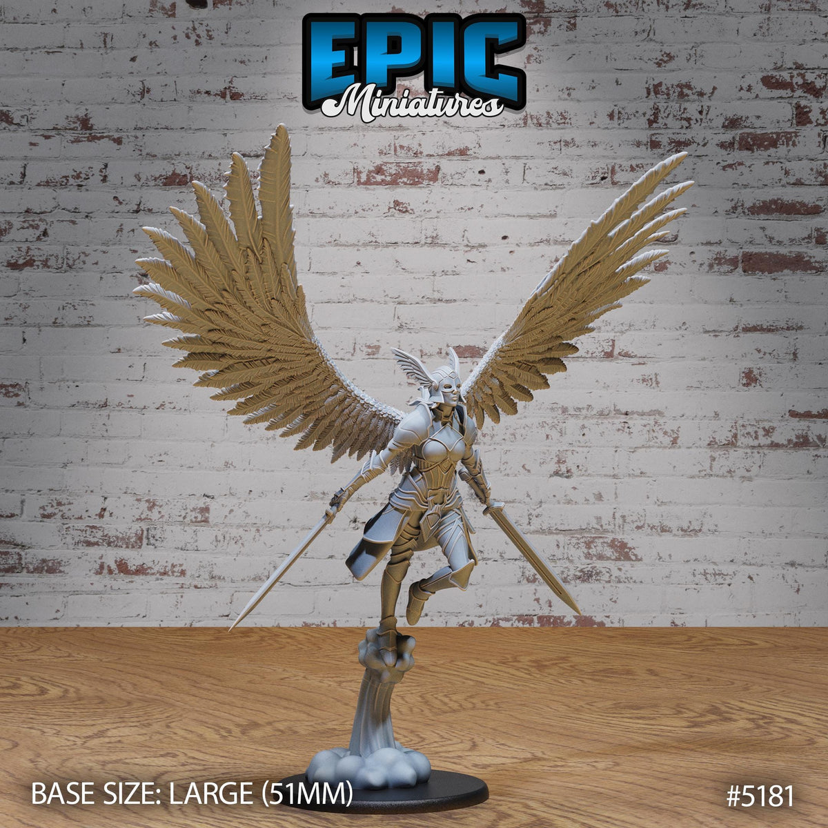 Valkyrie Option #5181 front DND miniature Northern Tales 16k resin