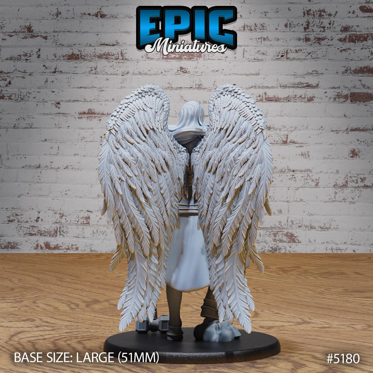 Valkyrie Option #5180 back DND miniature Northern Tales 16k resin